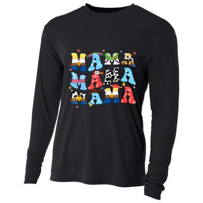 Toy Funny Story Mama Boy Mom MotherS Day Cooling Performance Long Sleeve Crew