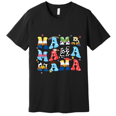 Toy Funny Story Mama Boy Mom MotherS Day Premium T-Shirt
