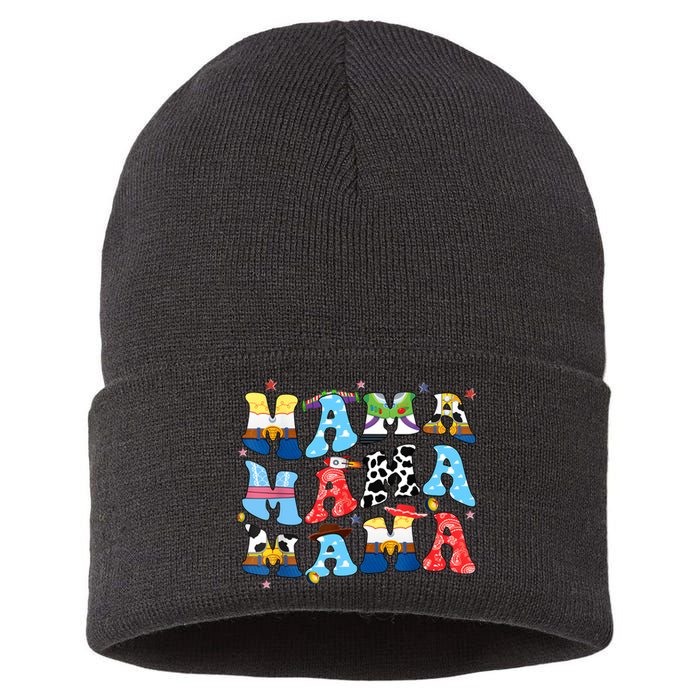 Toy Funny Story Mama Boy Mom MotherS Day Sustainable Knit Beanie