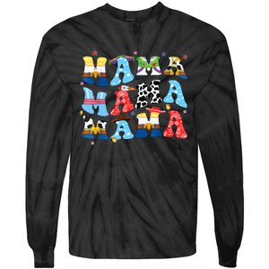 Toy Funny Story Mama Boy Mom MotherS Day Tie-Dye Long Sleeve Shirt