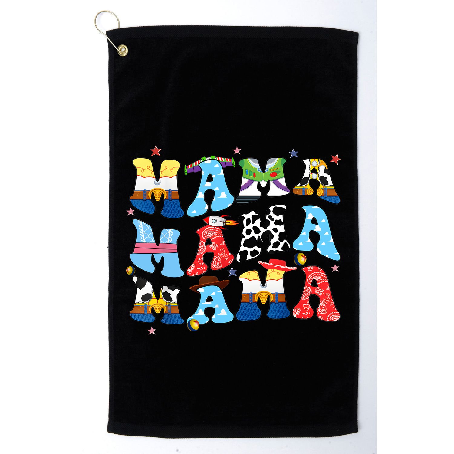 Toy Funny Story Mama Boy Mom MotherS Day Golf Towel