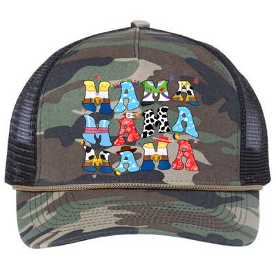 Toy Funny Story Mama Boy Mom MotherS Day Retro Rope Trucker Hat Cap