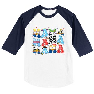 Toy Funny Story Mama Boy Mom MotherS Day Baseball Sleeve Shirt