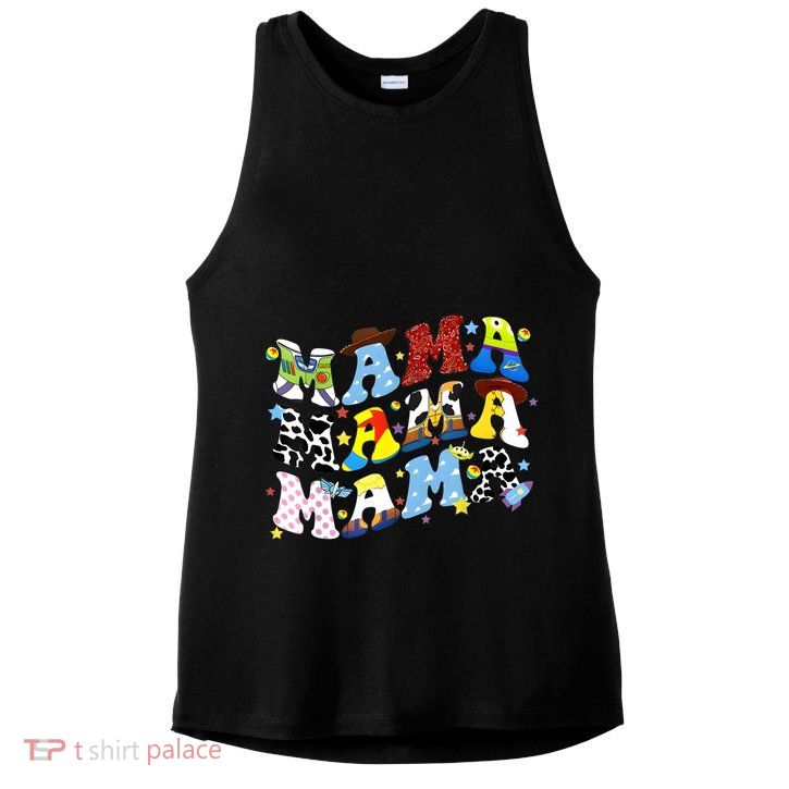 Toy Funny Story Mama Boy Mom MotherS Day Ladies PosiCharge Tri-Blend Wicking Tank