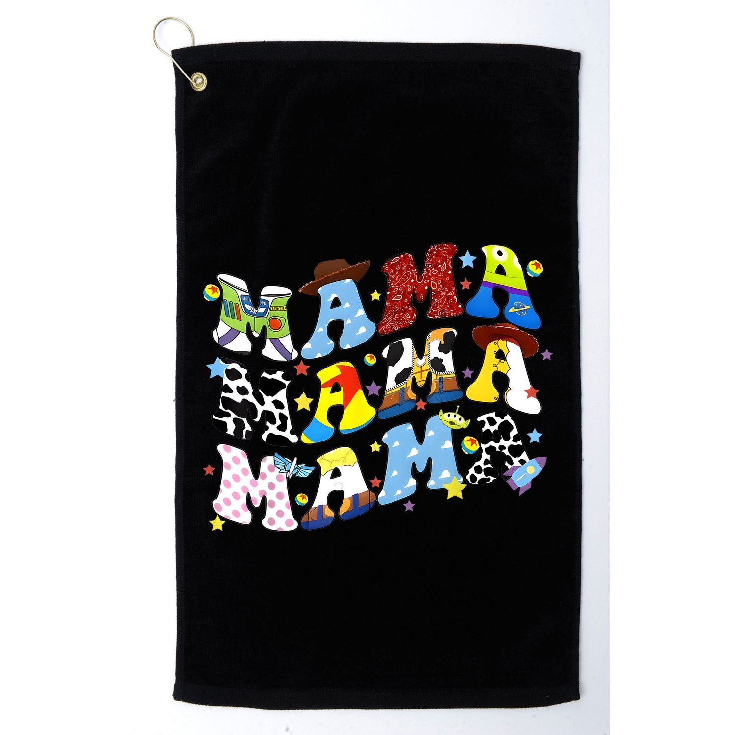 Toy Funny Story Mama Boy Mom MotherS Day Golf Towel