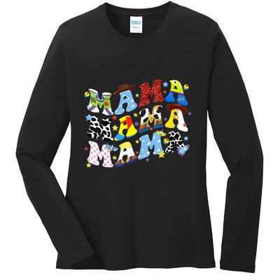 Toy Funny Story Mama Boy Mom MotherS Day Ladies Long Sleeve Shirt