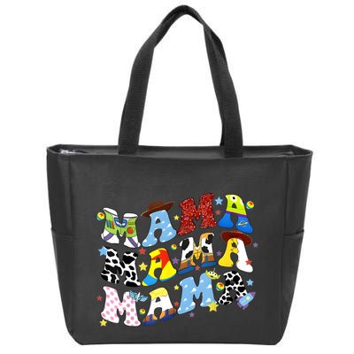 Toy Funny Story Mama Boy Mom MotherS Day Zip Tote Bag