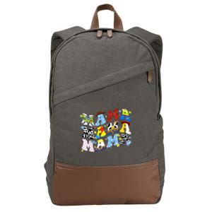 Toy Funny Story Mama Boy Mom MotherS Day Cotton Canvas Backpack