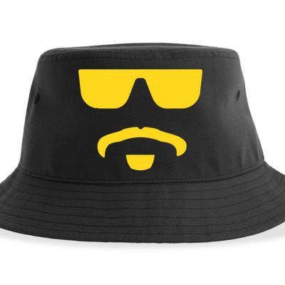 Travinski Funny Sunglasses And Goatee Meme Louisiana Sustainable Bucket Hat