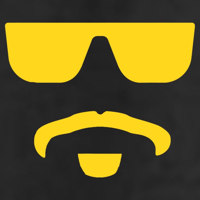 Travinski Funny Sunglasses And Goatee Meme Louisiana Adult Drive Performance Visor