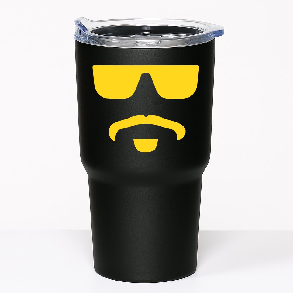 Travinski Funny Sunglasses And Goatee Meme Louisiana Tumbler