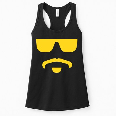Travinski Funny Sunglasses And Goatee Meme Louisiana Womens Tank Top