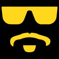 Travinski Funny Sunglasses And Goatee Meme Louisiana Pom Pom 12in Knit Beanie