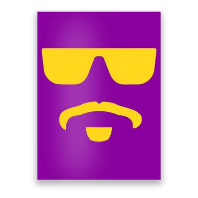 Travinski Funny Sunglasses And Goatee Meme Louisiana Poster