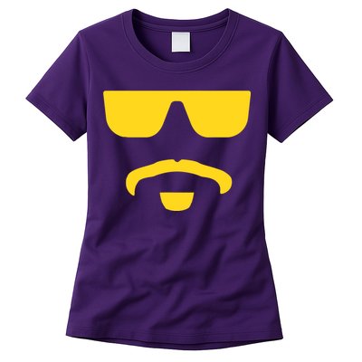 Travinski Funny Sunglasses And Goatee Meme Louisiana Womens T-Shirt