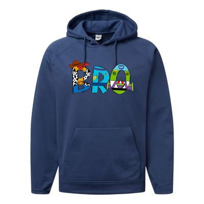 Toy Funny Story Mama Boy Mom Bro Brother MotherS Day Performance Fleece Hoodie