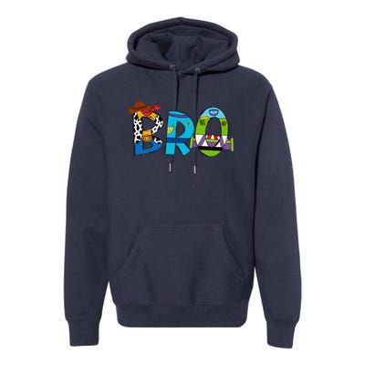 Toy Funny Story Mama Boy Mom Bro Brother MotherS Day Premium Hoodie