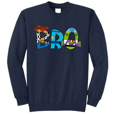 Toy Funny Story Mama Boy Mom Bro Brother MotherS Day Tall Sweatshirt