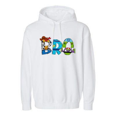 Toy Funny Story Mama Boy Mom Bro Brother MotherS Day Garment-Dyed Fleece Hoodie