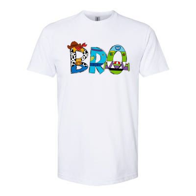 Toy Funny Story Mama Boy Mom Bro Brother MotherS Day Softstyle CVC T-Shirt