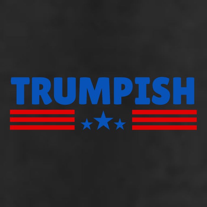 TRUMPISH Funny Trump 7 Panel Mesh Trucker Snapback Hat