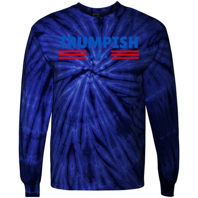 TRUMPISH Funny Trump Tie-Dye Long Sleeve Shirt