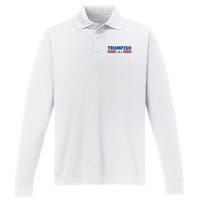 TRUMPISH Funny Trump Performance Long Sleeve Polo