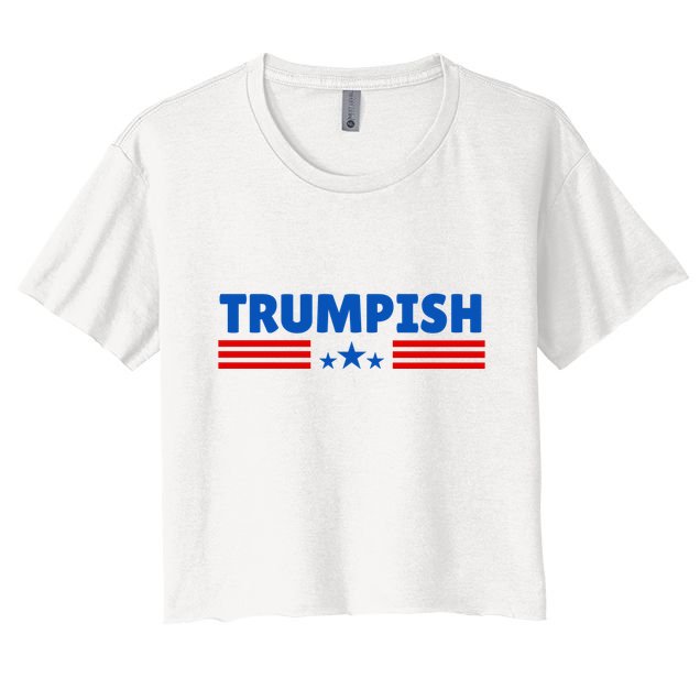 TRUMPISH Funny Trump Crop Top