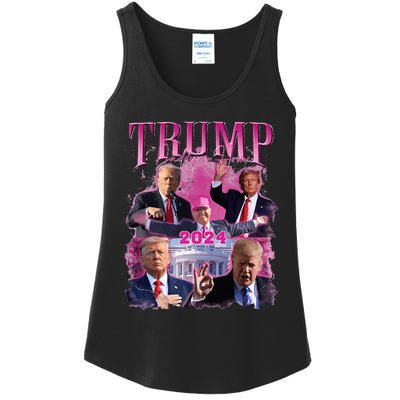 Teamsters For Trump 2024 Ladies Essential Tank