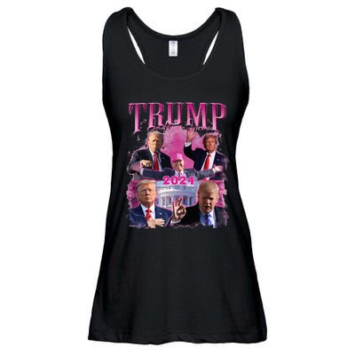 Teamsters For Trump 2024 Ladies Essential Flowy Tank