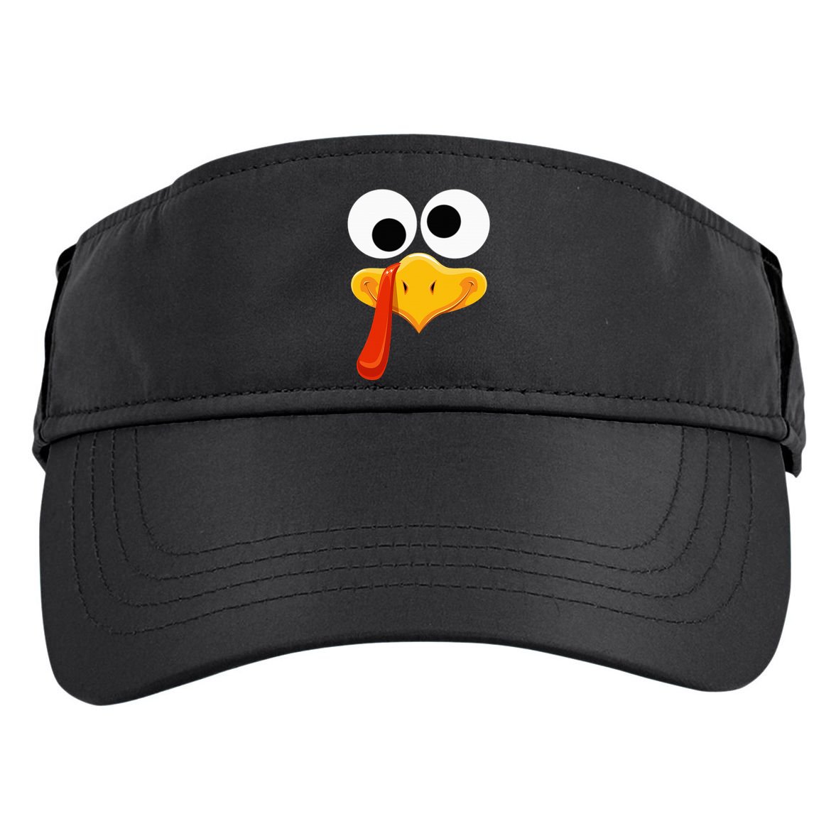 Turkey Face Thanksgiving Costume Family Outfits Matching Fun Adult Drive Performance Visor