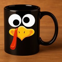 Turkey Face Thanksgiving Costume Family Outfits Matching Fun 11oz C Handle Ceramic Mug
