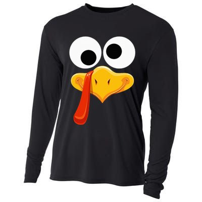 Turkey Face Thanksgiving Costume Family Outfits Matching Fun Cooling Performance Long Sleeve Crew