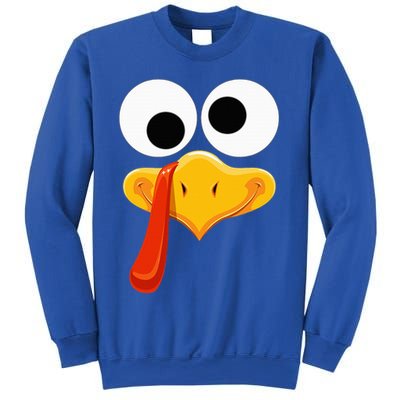 Turkey Face Thanksgiving Costume Family Outfits Matching Fun Sweatshirt