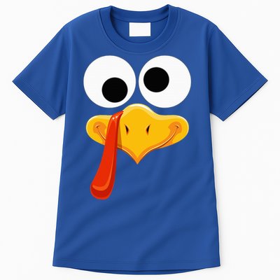 Turkey Face Thanksgiving Costume Family Outfits Matching Fun Tall T-Shirt