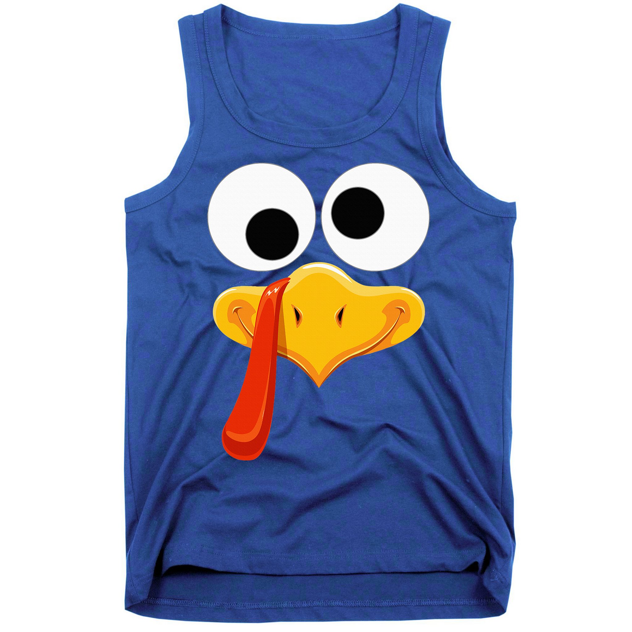 Turkey Face Thanksgiving Costume Family Outfits Matching Fun Tank Top