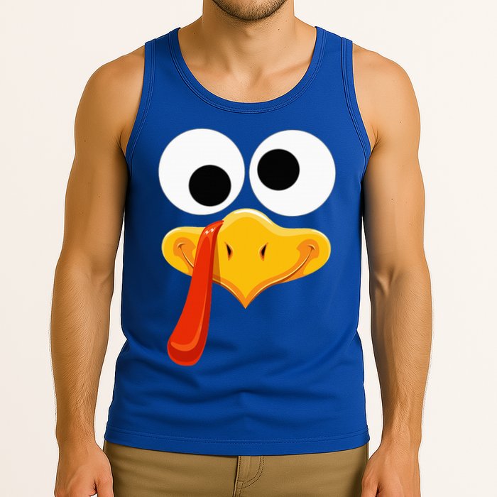 Turkey Face Thanksgiving Costume Family Outfits Matching Fun Tank Top