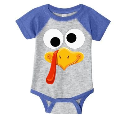 Turkey Face Thanksgiving Costume Family Outfits Matching Fun Infant Baby Jersey Bodysuit