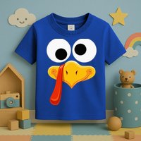 Turkey Face Thanksgiving Costume Family Outfits Matching Fun Toddler T-Shirt