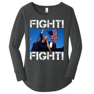 Trump Fight Trump Fighting Women's Perfect Tri Tunic Long Sleeve Shirt