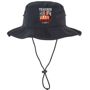 Trashmen For Trump 2024 Funny Election Garbageman Garbage Legacy Cool Fit Booney Bucket Hat