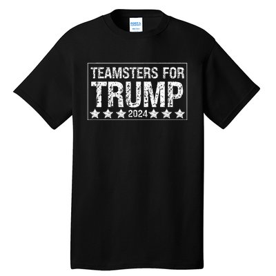 Teamsters For Trump 2024 Tall T-Shirt