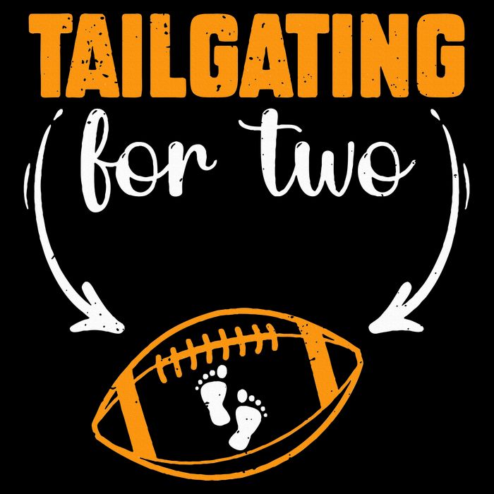 Tailgating For Two Football Thanksgiving Pregnancy Reveal Impact Tech Backpack