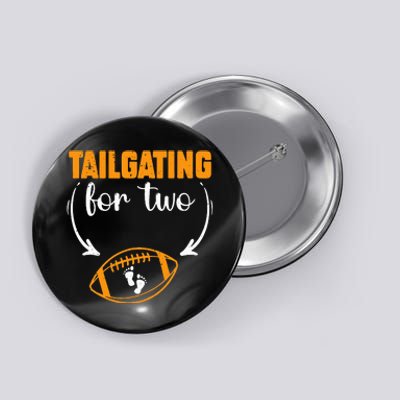 Tailgating For Two Football Thanksgiving Pregnancy Reveal Button