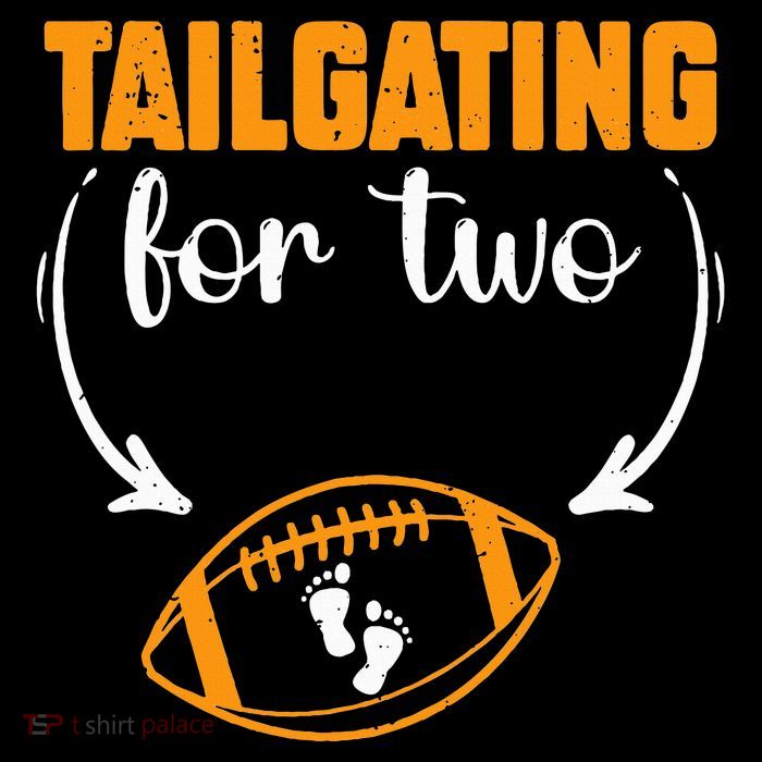 Tailgating For Two Football Thanksgiving Pregnancy Reveal Button