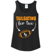 Tailgating For Two Football Thanksgiving Pregnancy Reveal Ladies Essential Tank