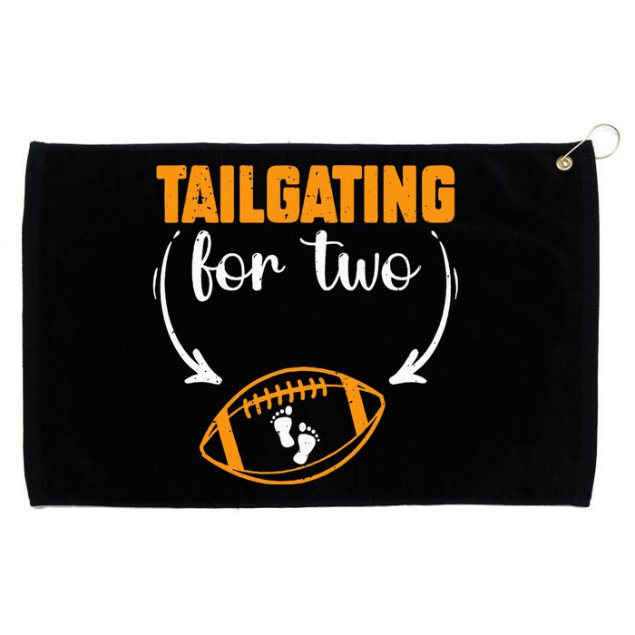 Tailgating For Two Football Thanksgiving Pregnancy Reveal Grommeted Golf Towel