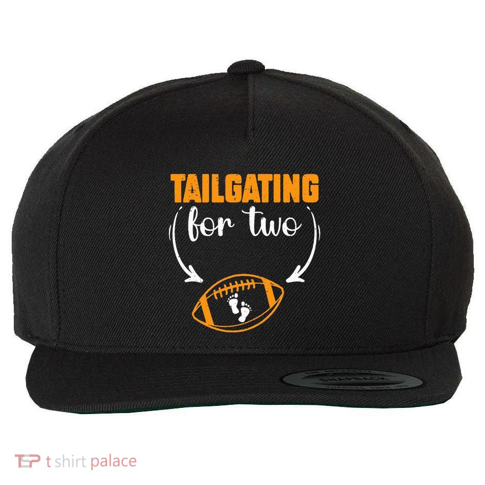 Tailgating For Two Football Thanksgiving Pregnancy Reveal Wool Snapback Cap
