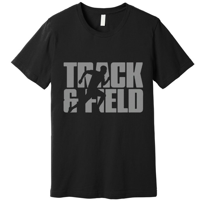 Track & Field Themed Design Graphic Track & Field Premium T-Shirt