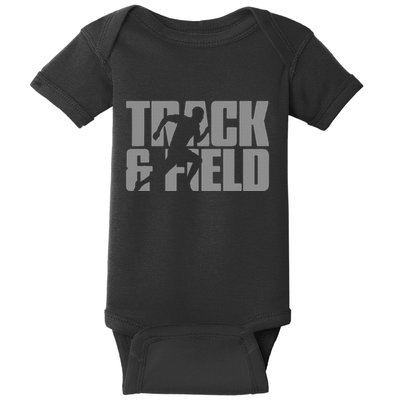 Track & Field Themed Design Graphic Track & Field Baby Bodysuit